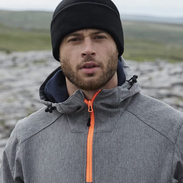 Recycled fleece cuffed beanie Miniaturansicht