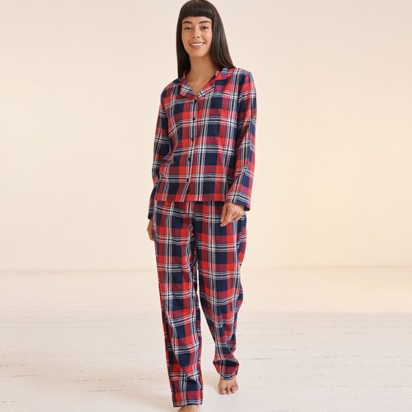 Women's tartan lounge Set Miniaturansicht