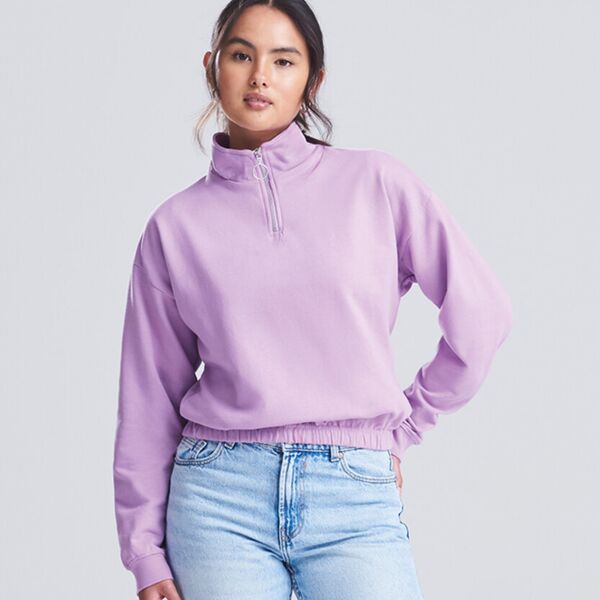 Women's cropped ¼-zip sweat Miniaturansicht