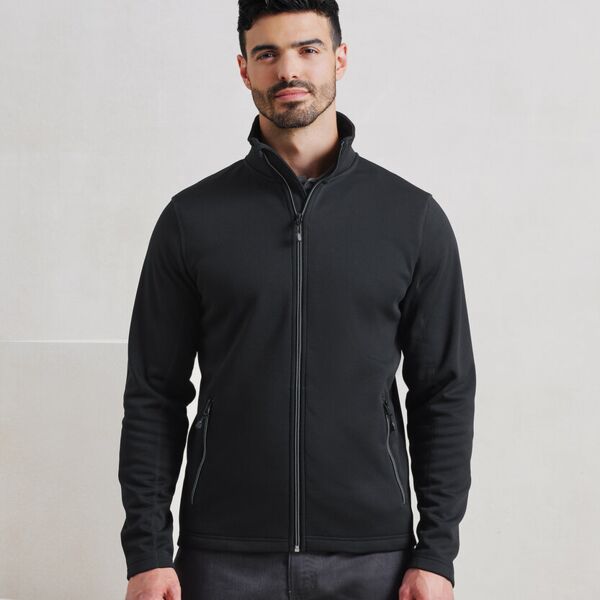 Men's spun dyed sustainable zip-through sweatshirt Miniaturansicht