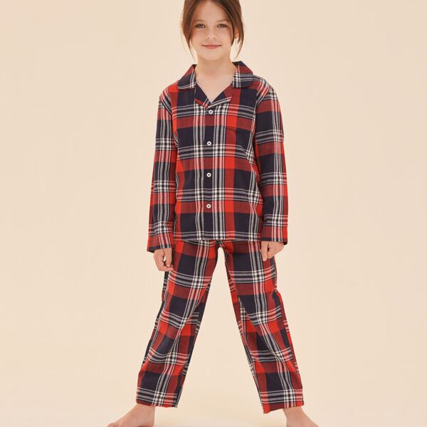 Kids tartan lounge set Miniaturansicht
