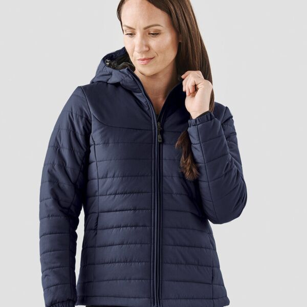 Women’s Nautilus quilted hooded jacket Miniaturansicht