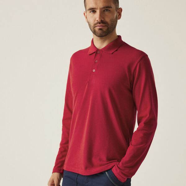 Pro 65/35 long sleeve polo Miniaturansicht