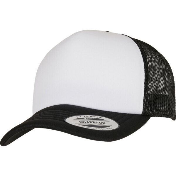YP Classics® curved foam trucker cap – white front (6320W) Miniaturansicht