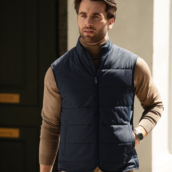 Hudson – horizontal quilted gilet Miniaturansicht
