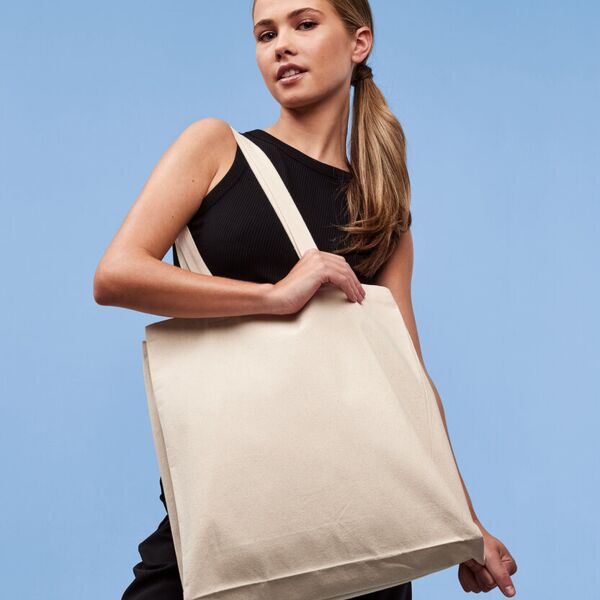 Recycled premium canvas spacious shopper Miniaturansicht
