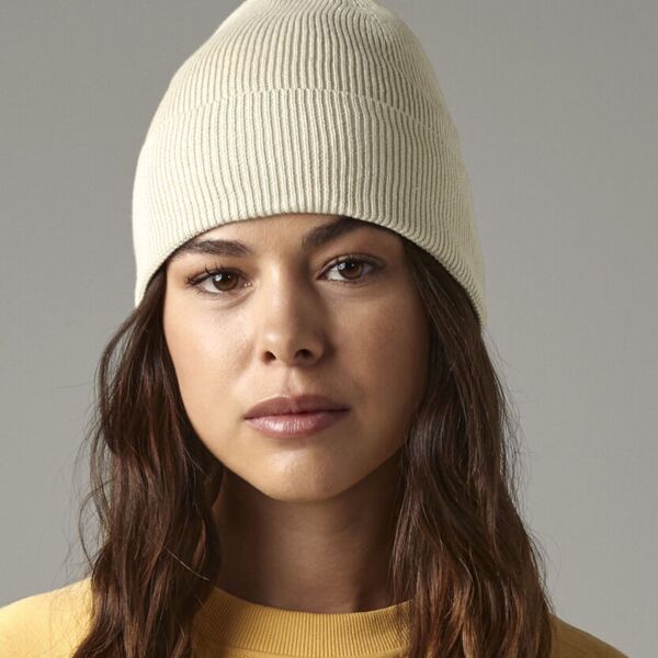 Organic cotton fine knit beanie Miniaturansicht