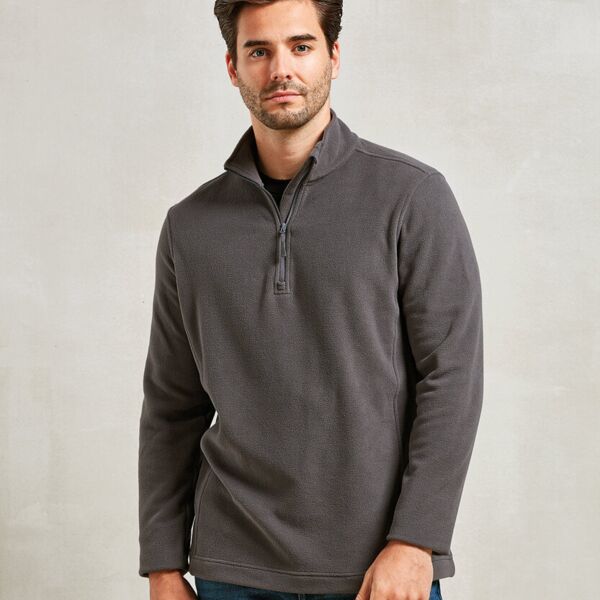 Unisex ‘Recyclight’ 1/4 zip microfleece Miniaturansicht