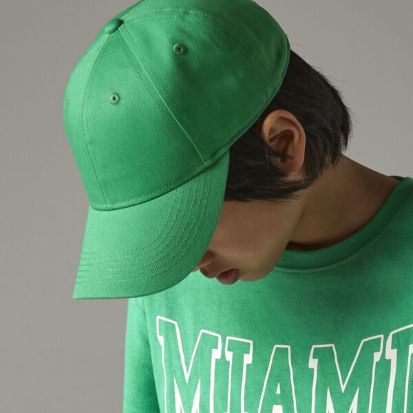 EarthAware® junior classic organic cotton 6-panel cap Miniaturansicht