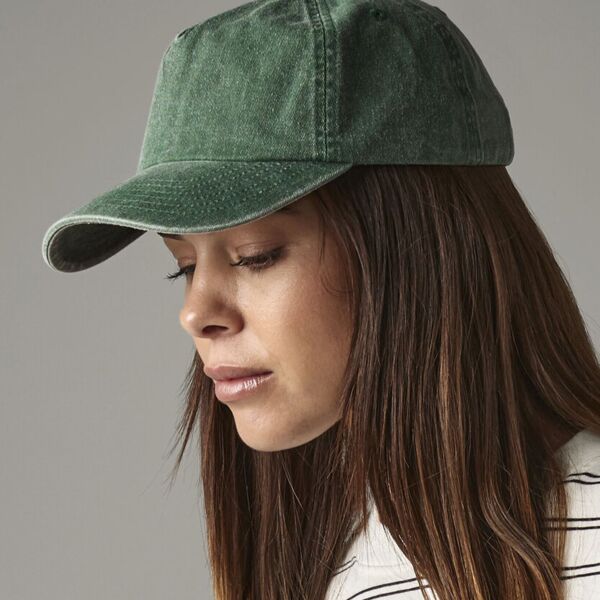Relaxed 5-panel vintage cap Miniaturansicht