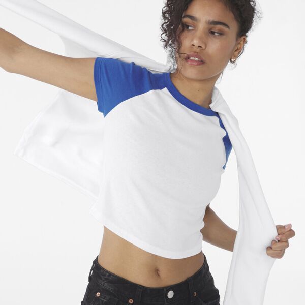 Women’s micro rib raglan baby t-shirt Miniaturansicht