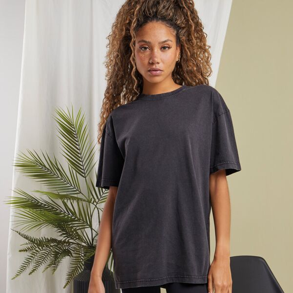 Women’s oversized acid wash tee Miniaturansicht