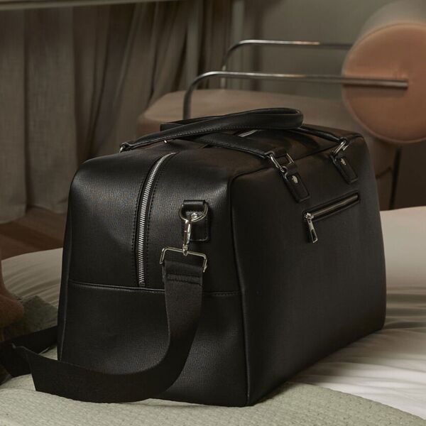 Tailored luxe PU weekender Miniaturansicht