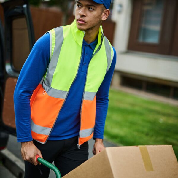 Pro hi-vis full-zip gilet Miniaturansicht