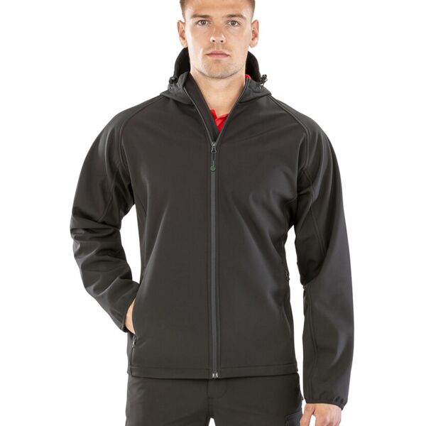 Recycled 3-layer printable hooded softshell Miniaturansicht