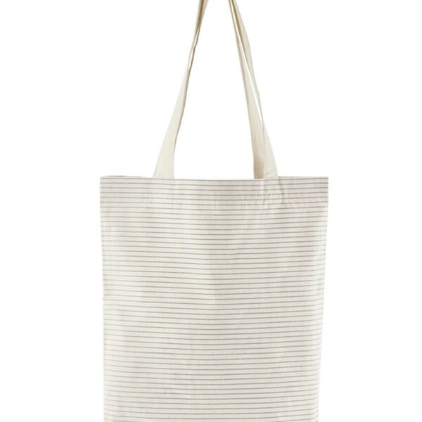 Striped organic cotton tote Miniaturansicht