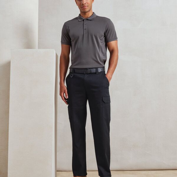 Stretchchecker work cargo trousers Miniaturansicht