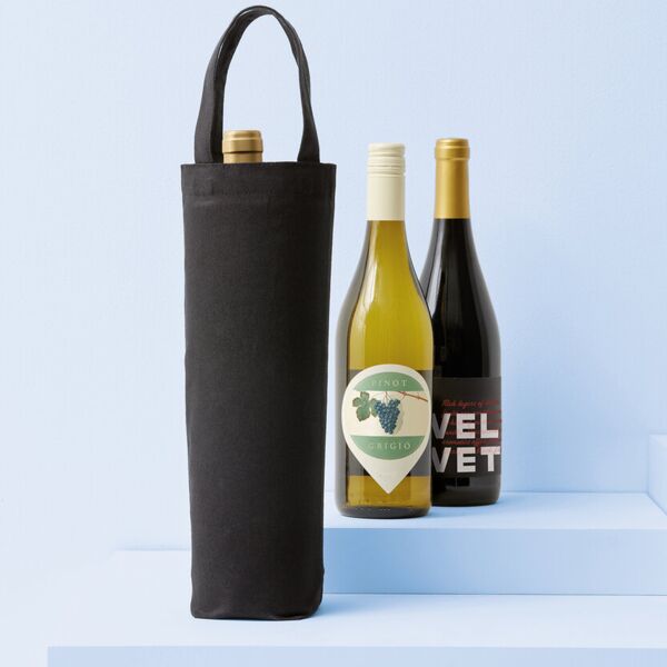 Recycled premium canvas bottle bag Miniaturansicht