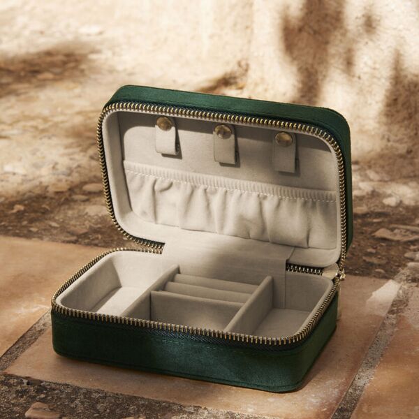 Velvet travel jewellery box Miniaturansicht