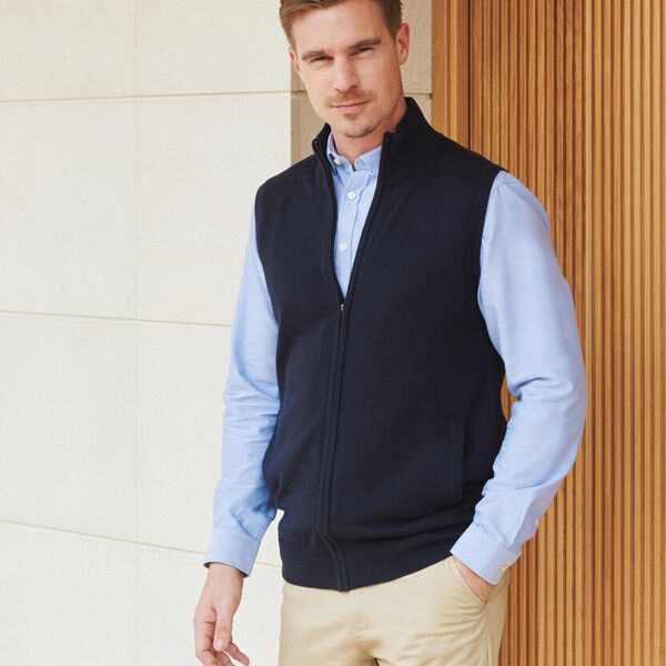 Sleeveless zip-through jumper Miniaturansicht