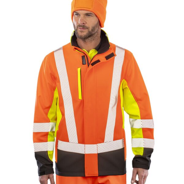 Recycled 3-layer printable 3-tone safety softshell Miniaturansicht
