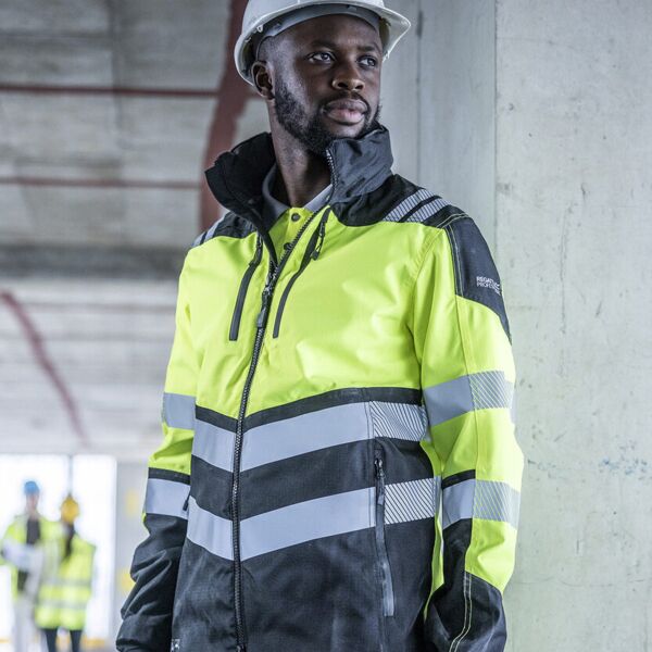 Hi-Vis X-Pro Waterproof shell jacket (Class 2) Miniaturansicht