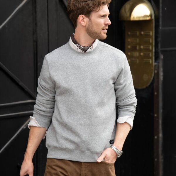 Trenton unisex round neck sweatshirt Miniaturansicht