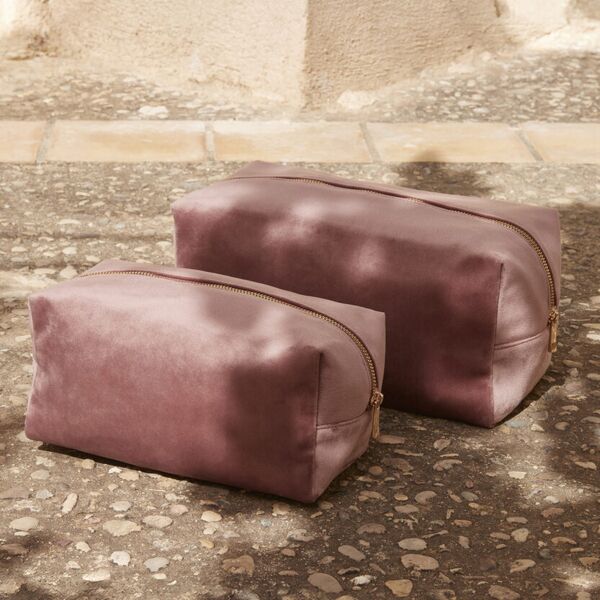 Velvet toiletry/accessory case Miniaturansicht