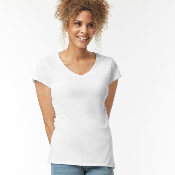 Softstyle™ women's v-neck t-shirt Miniaturansicht