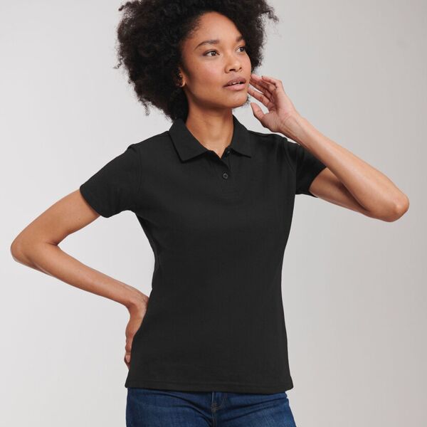 Women's classic polycotton polo Miniaturansicht
