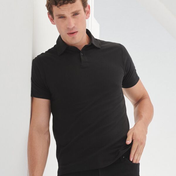 Short sleeve stretch polo Miniaturansicht
