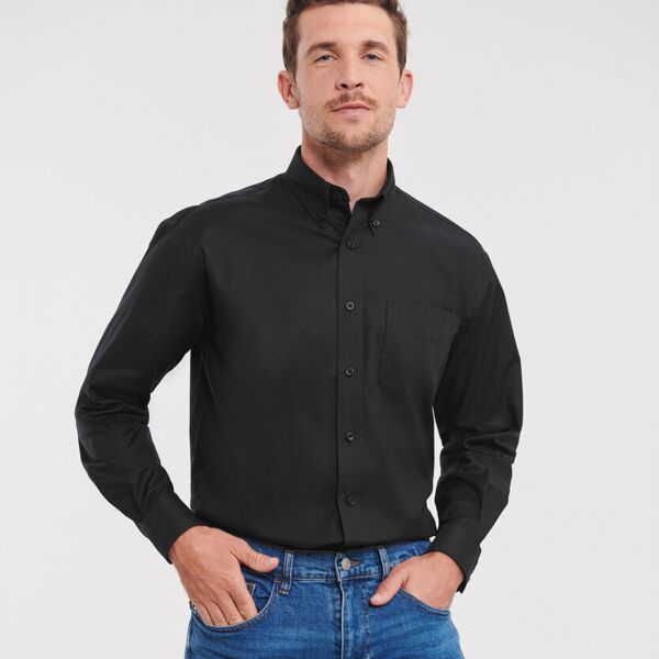 Long sleeve easycare Oxford shirt Miniaturansicht