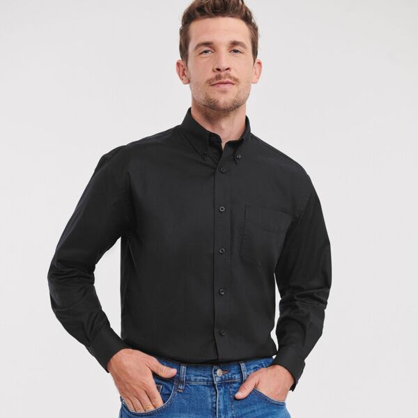 Long sleeve easycare Oxford shirt Miniaturansicht