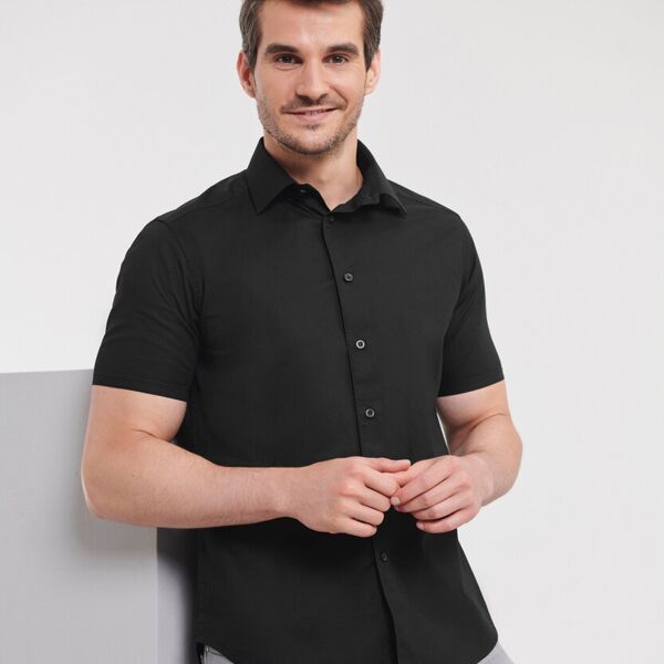 Short sleeve easycare fitted shirt Miniaturansicht
