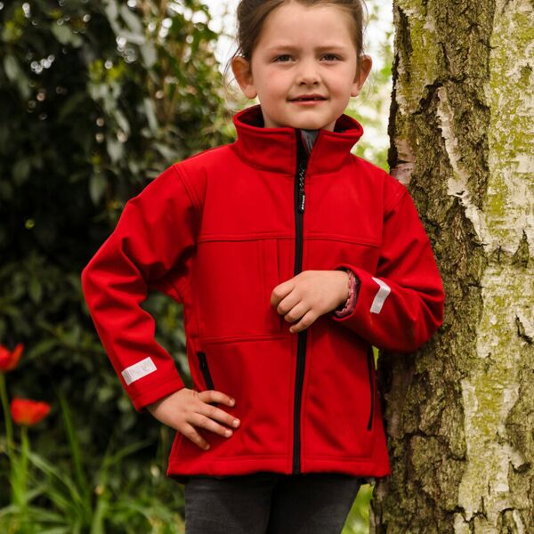 Junior classic softshell 3-layer jacket Miniaturansicht