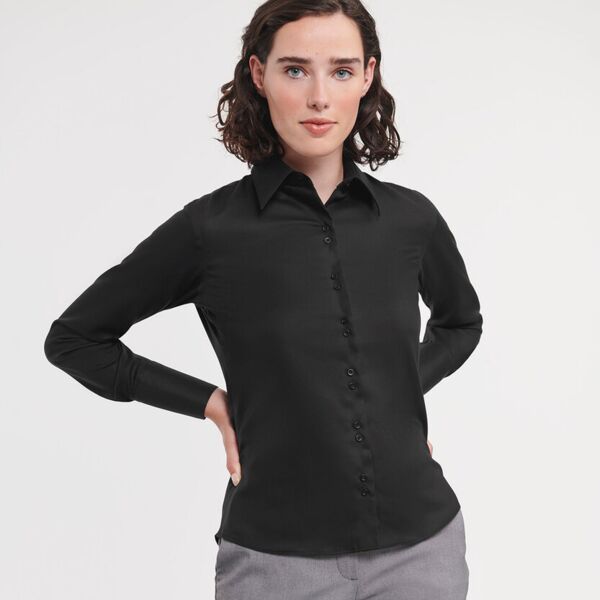 Women's long sleeve ultimate non-iron shirt Miniaturansicht