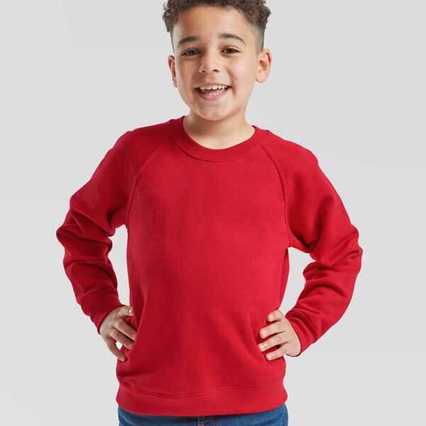 Kids classic raglan sweatshirt Miniaturansicht