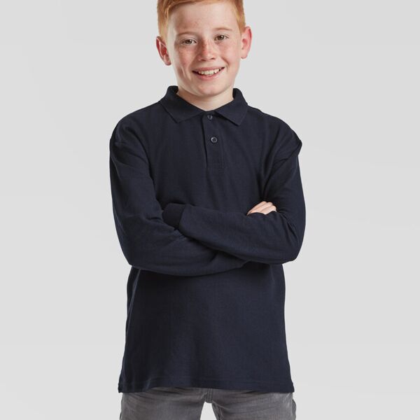 Kids long sleeve 65/35 polo Miniaturansicht