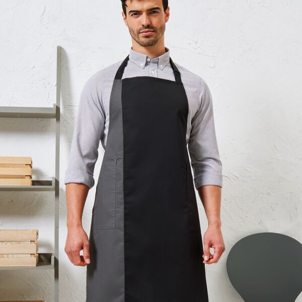 Contrast bib apron Miniaturansicht