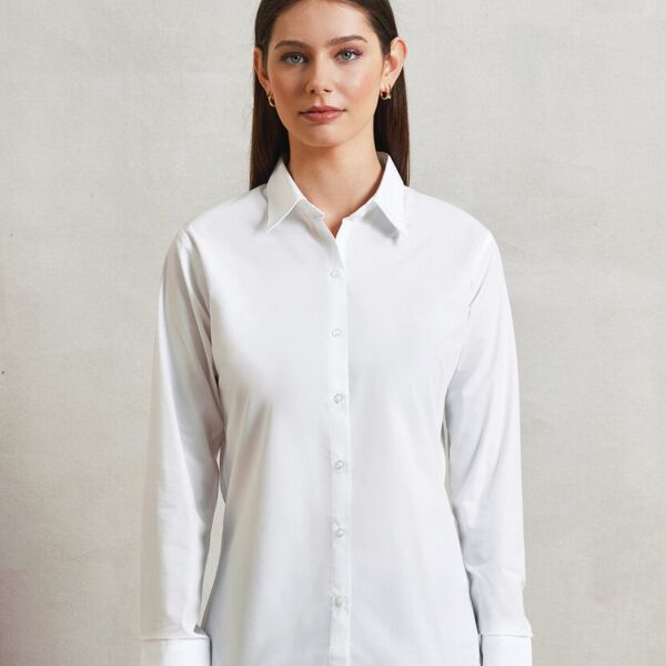 Women's supreme poplin long sleeve shirt Miniaturansicht