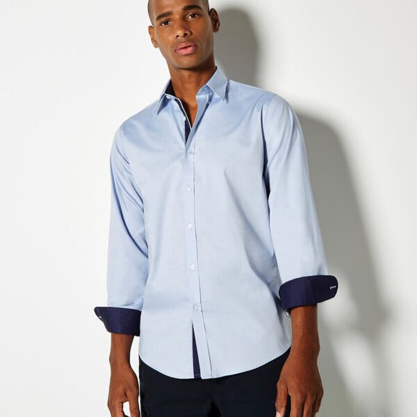 Contrast premium Oxford shirt (button-down collar) long-sleeved (tailored fit) Miniaturansicht