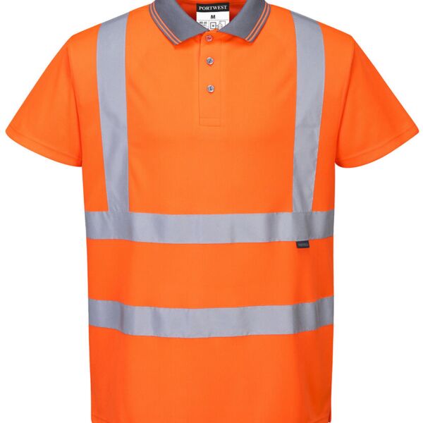 Hi-vis short sleeved polo (S477/RT22) Miniaturansicht