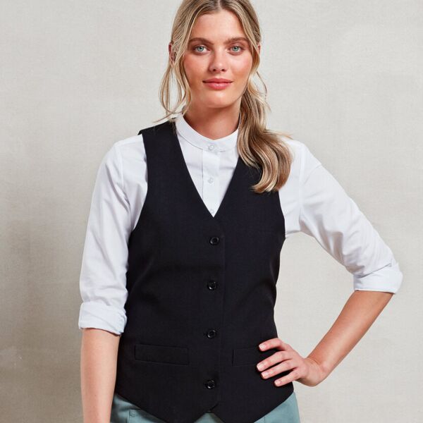 Women's lined polyester waistcoat Miniaturansicht