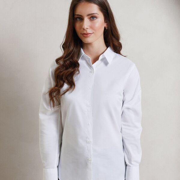 Women's signature Oxford long sleeve shirt Miniaturansicht