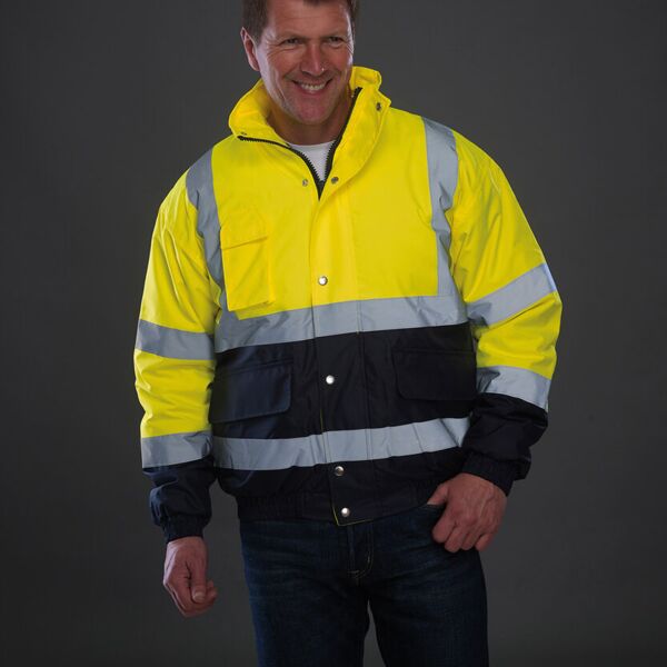 Hi-vis two-tone bomber jacket (HVP218) Miniaturansicht