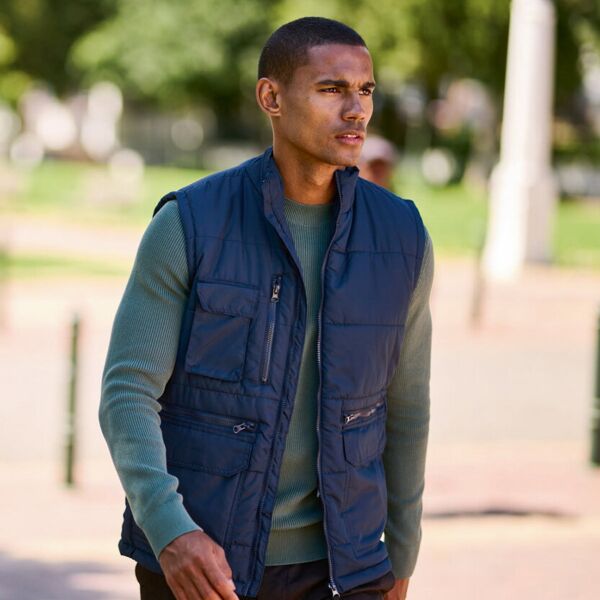 Steller multi-zip bodywarmer Miniaturansicht