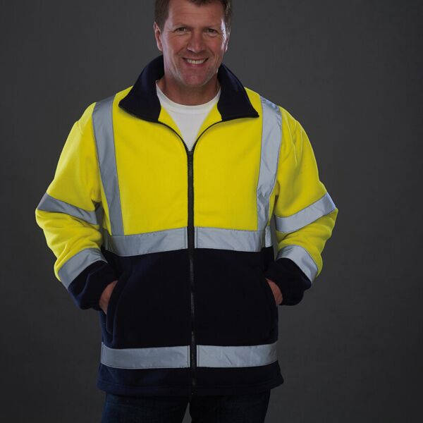 Hi-vis heavyweight fleece jacket (HVK08) Miniaturansicht