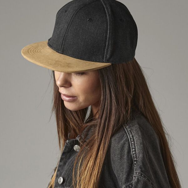 Suede peak snapback Miniaturansicht