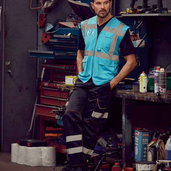 Multifunctional executive hi-vis waistcoat (HVW801) Miniaturansicht