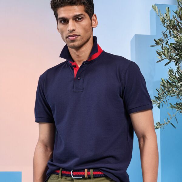 Men's classic fit contrast polo Miniaturansicht